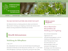 Tablet Screenshot of botanischerverein.de